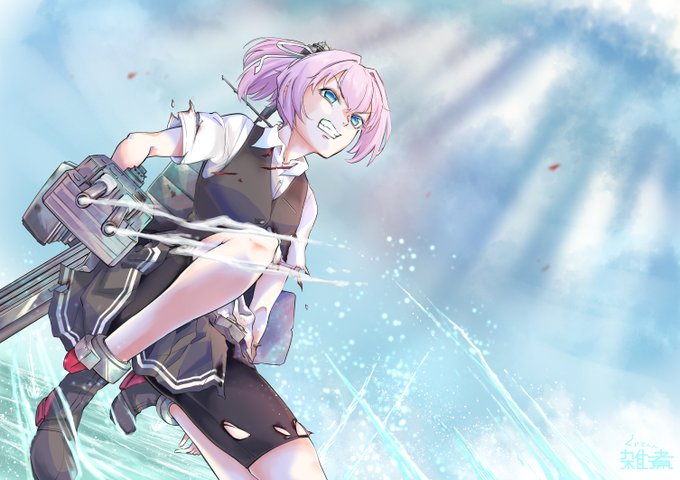 今日、ワンドロ不知火らしいから、
わしの描いた不知火もみて 