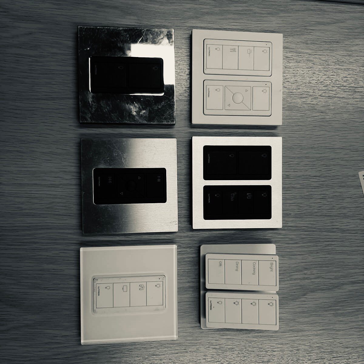Lighting systems aren’t just about site visits and installations… with so much advanced technology we ensure we all keep up to date with the latest information. Here we are training on Lutron Smart Home control systems with a range of switch plates options. 
#lighting #tech