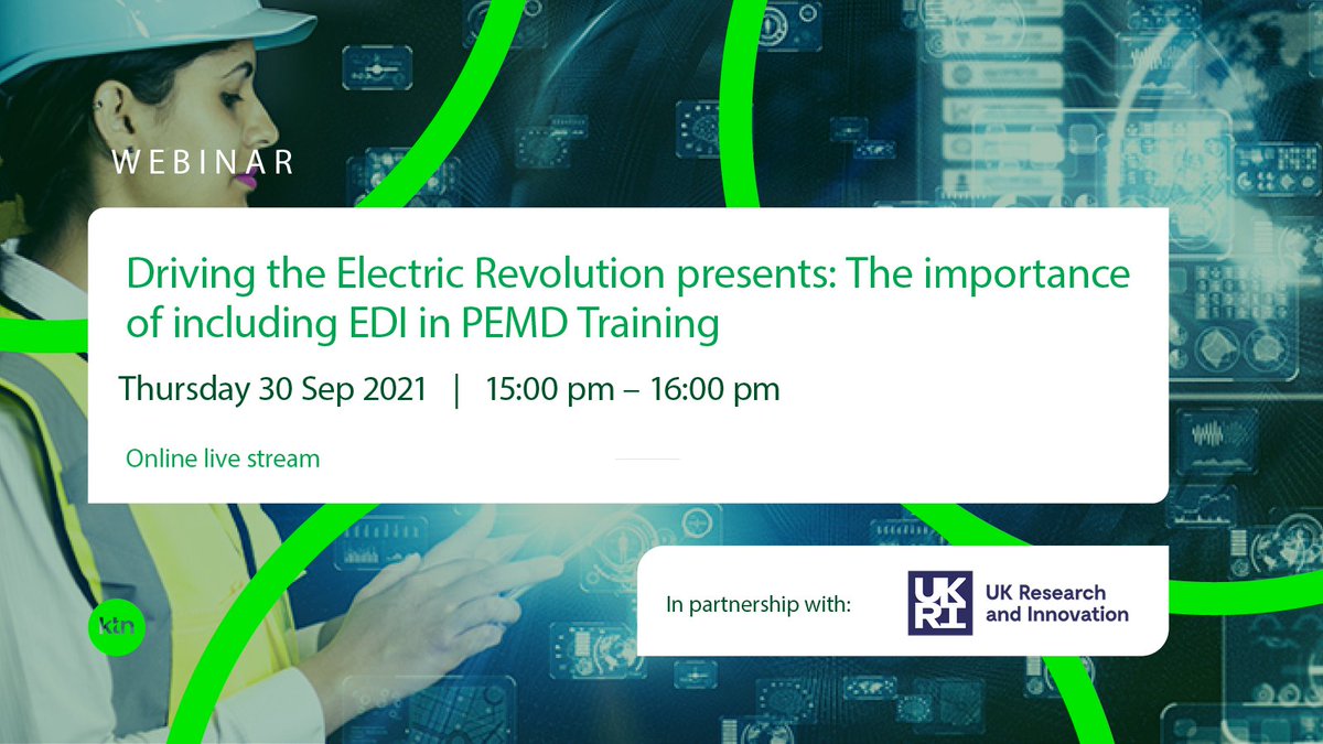 IUK_ESP's tweet photo. Check out the great lineup for the @innovateuk #DrivingTheRevolution building talent for the future webinar on 30 Sep:
⭐ Phillipa Oldham @theapcuk
⭐ @sublimestem @TheFaradayInst
⭐ Nile Henry @GetMeMotoring
⭐ Rebecca Hill, @UKRI_News
Register now: https://t.co/GOUqeNaPxB https://t.co/xtBxnolquv