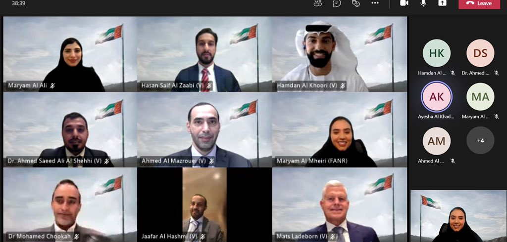 UAE delegation headed by Ambassador Hamad Alkaabi participates at the 65th #IAEAGC in Vienna today