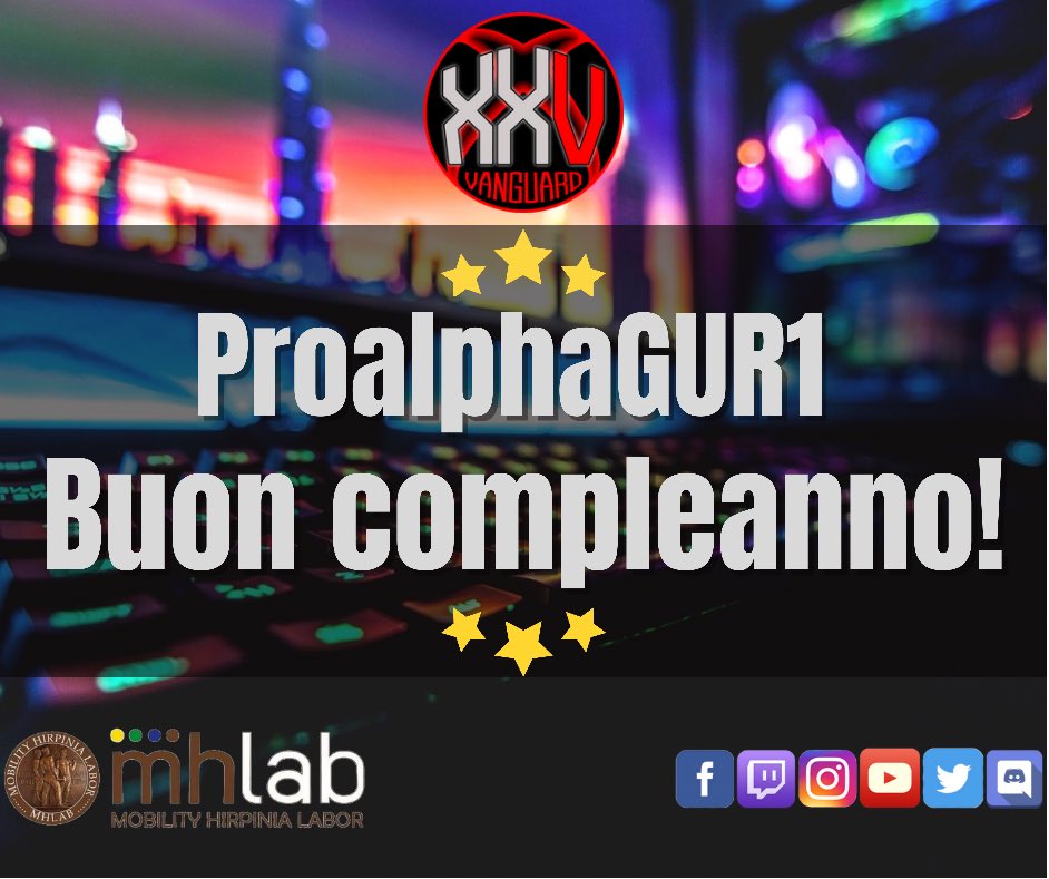 Tanti auguri al nostro Caporal Maggiore @guarisoo_ che oggi compie 18 anni. Benvenuto nel mondo dei grandi🥳🥳❤️❤️
Presentat… arm!!!

#happybirthday #community #xboxcommunity #gaming #gamers #gaming #games #play #ps #xbox #xboxone #pc #friends
