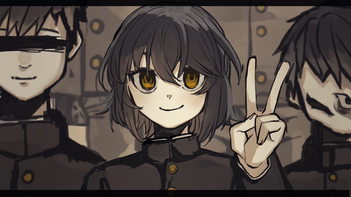 「心霊写真 #まっしろキャンバス 」|ねがはっこのイラスト