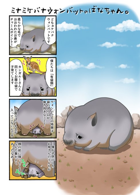 ウォンバット を含むマンガ一覧 ツイコミ 仮