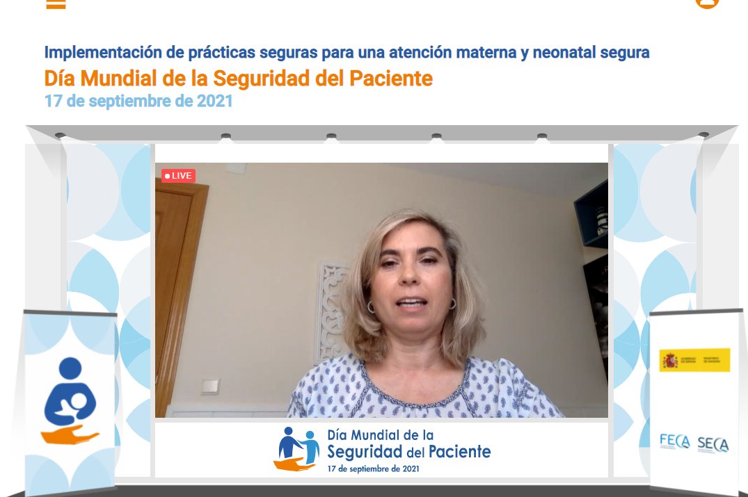 HMHOSPITALES's tweet photo. 👏Enhorabuena Dra. Mónica Riaza, pediatra de la Unidad de Cuidados Intensivos Pediátricos y Neonatales de HM Montepríncipe, por su intervención en la jornada #DíaMundiadDeLaSeguridadDelPaciente "Pequeños pasos para un gran reto. La atención neonatal segura" #DMSP21 #HMHospitales https://t.co/5cL6Z4iO3z