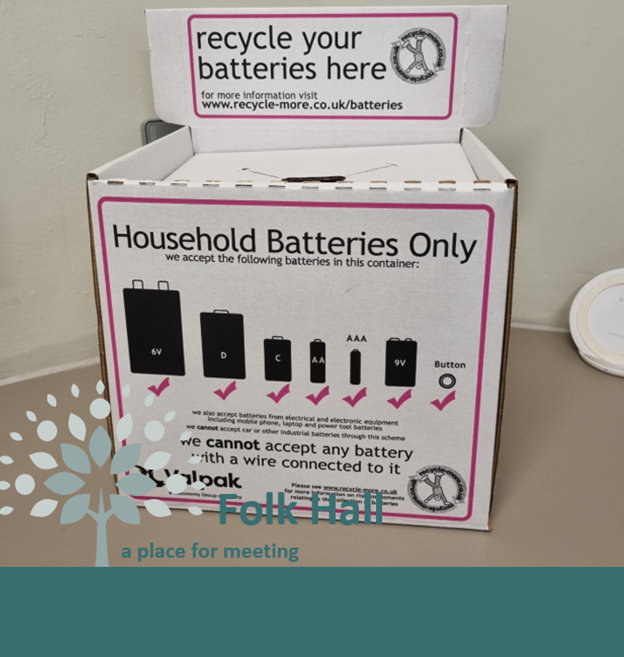 JRHT_FolkHall's tweet photo. As part of #YorkEnvironmentWeek we can help you recycle those old batteries, just speak to reception and we can work together to take care of the world we live in #nature https://t.co/CvhzQcNz8E