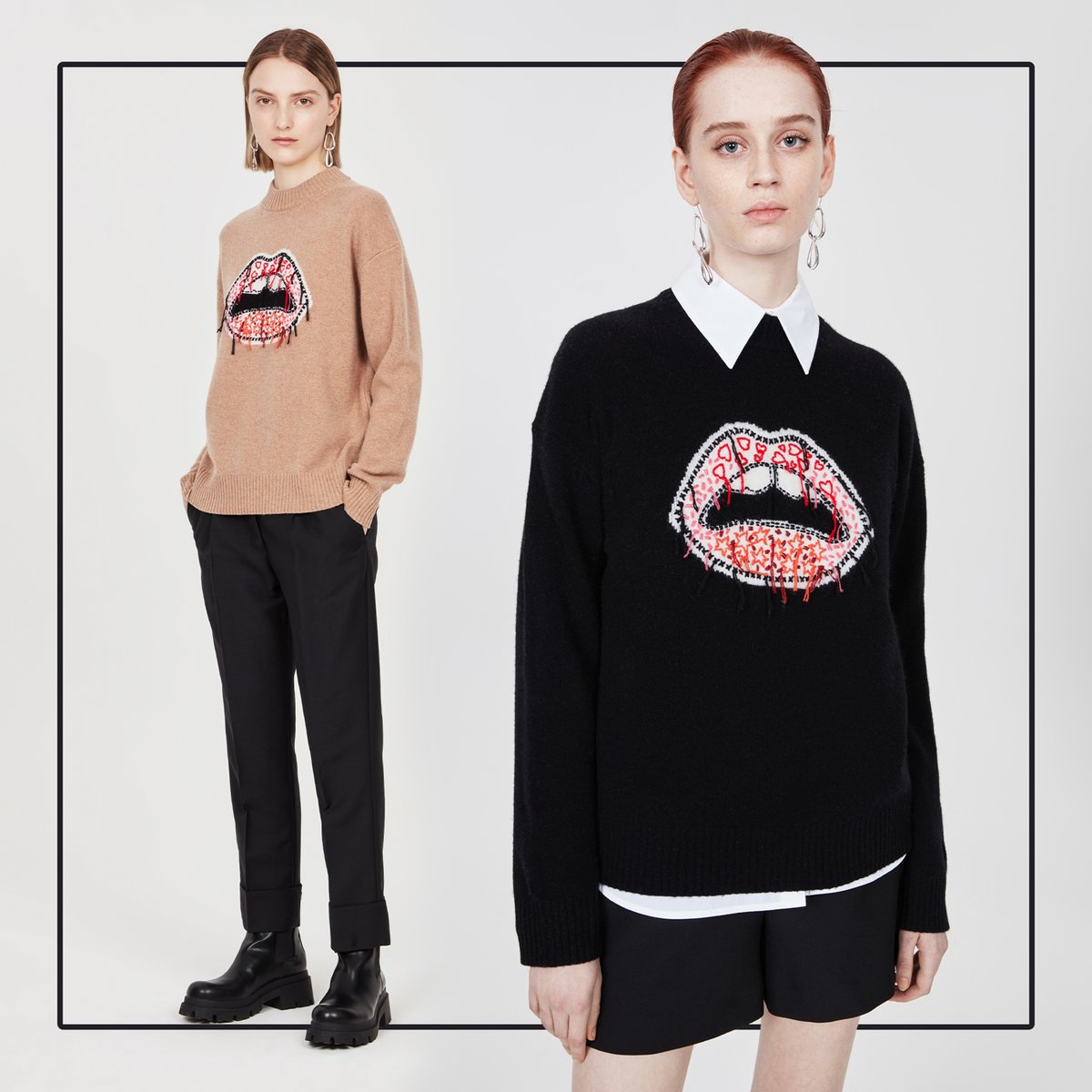 markuslupfer's tweet photo. Some Monday morning styling inspiration to help you create a transitional autumnal look. Knitwear available at @harveynicholshk

#MarkusLupfer #MarkusLupferAW21 https://t.co/NHC1d5mLHg