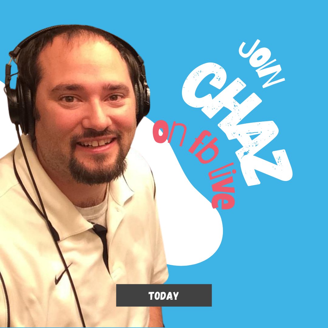 Join Chaz on FB Live!