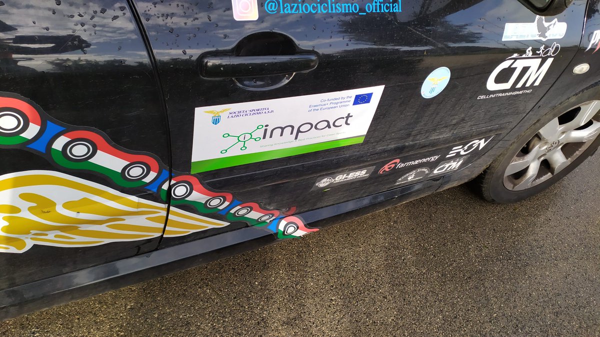 SS Lazio Ciclismo promoting clean sport culture post-COVID restrictions in Rome in cycling events organised in May 2021. More to come!