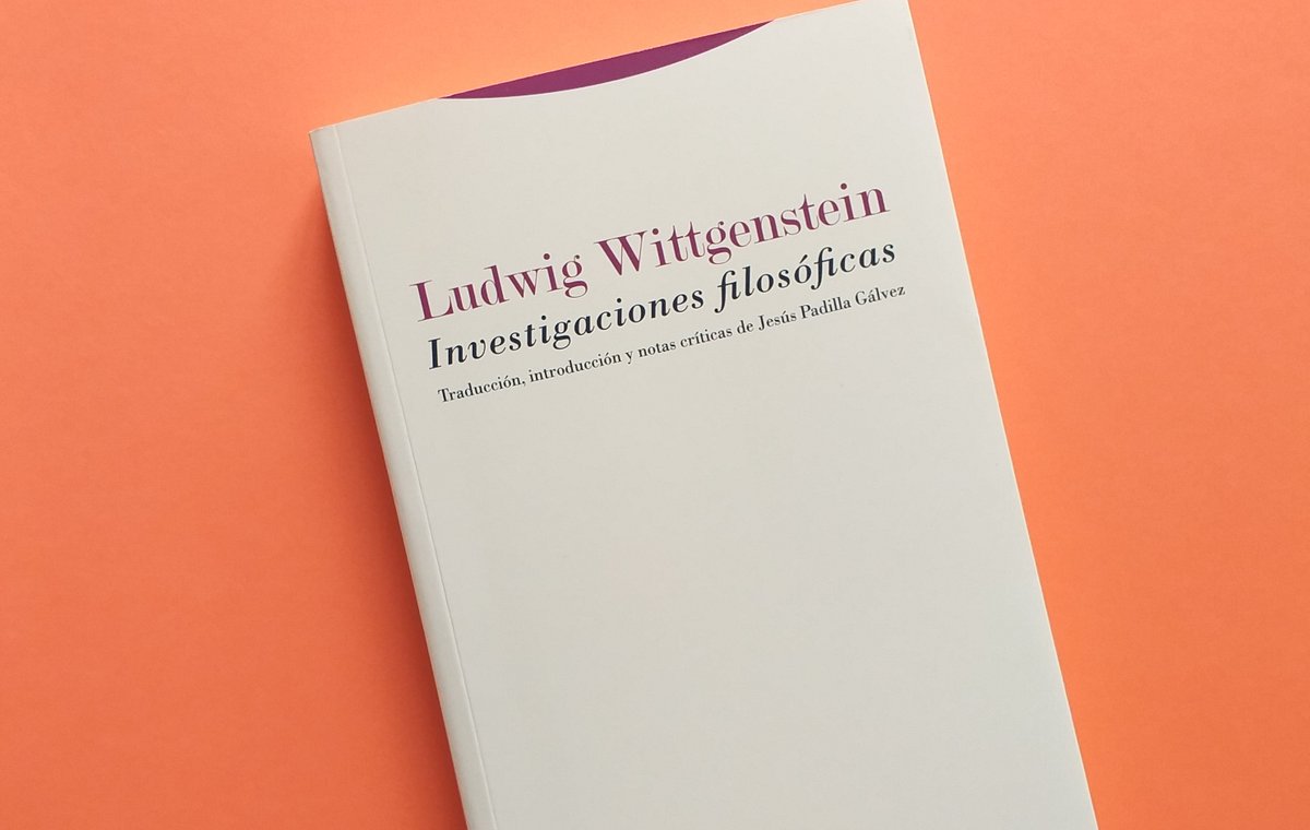 Publicamos una nueva edición revisada de «Investigaciones filosóficas».
La traducción ha tenido en cuenta los últimos resultados de la investigación sobre los manuscritos originales y las distintas versiones previas del texto publicado póstumamente en 1953 cutt.ly/PEsnqvO