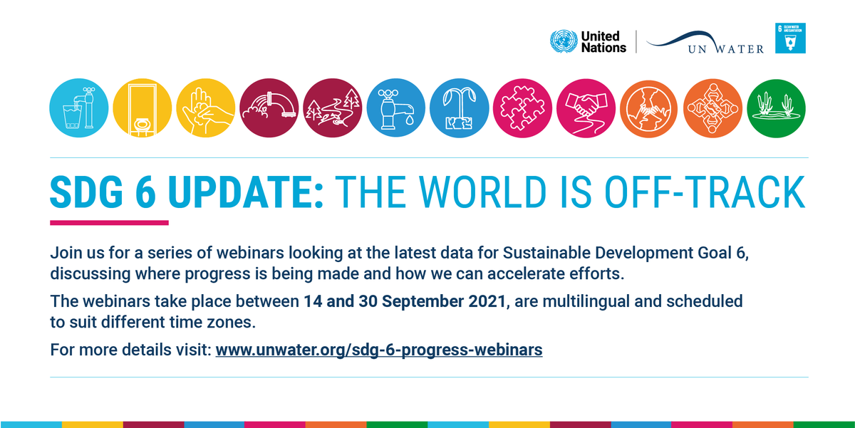 How can the water needs of society, the economy and the environment be balanced?

Join the #SDG6 series of webinars. Today with focus on Integrated Water Resources Management unwater.org/sdg-6-progress…