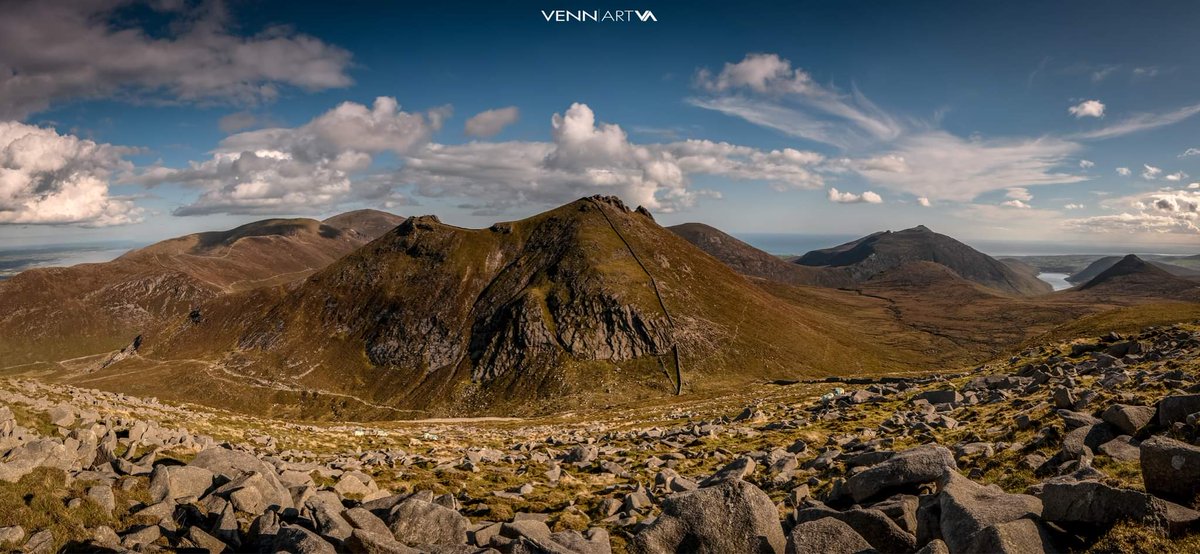 Great getting back up into the Mourne Mountains @EnjoyTheMournes @wearetrekni @nmdcouncil @barrabest @WeatherCee @angie_weather @bbcniweather @StormHour @DiscoverNI @NITouristBoard #mountains