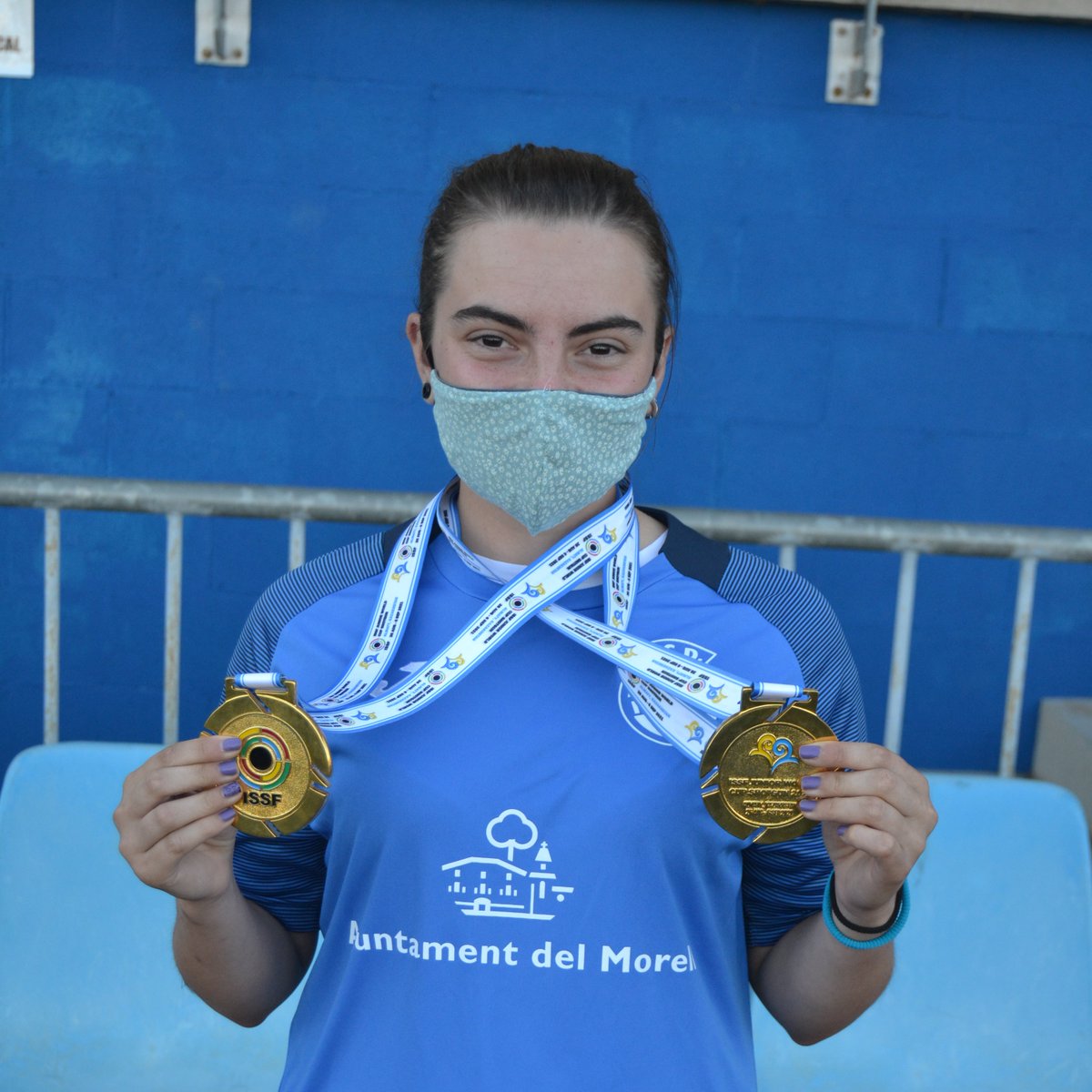 CDMorell's tweet image. TEMPORADA | Gràcies Mar per acompanyar-nos durant la tarda d’ahir i fer el servei d’honor del primer partit de LLIGA a 2a CAT del C.D MORELL vs C.F REDDIS 👏🏻

📍 Mar Molné Magriñà és campiona del Món Júnior en la modalitat de fossa olímpica.
