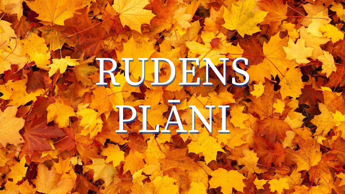 Kas mums padomā tuvākajos mēnešos? 😏
📅 Aplūko mūsu rudens plānus ak.lu.lv/par-mums/zinas…