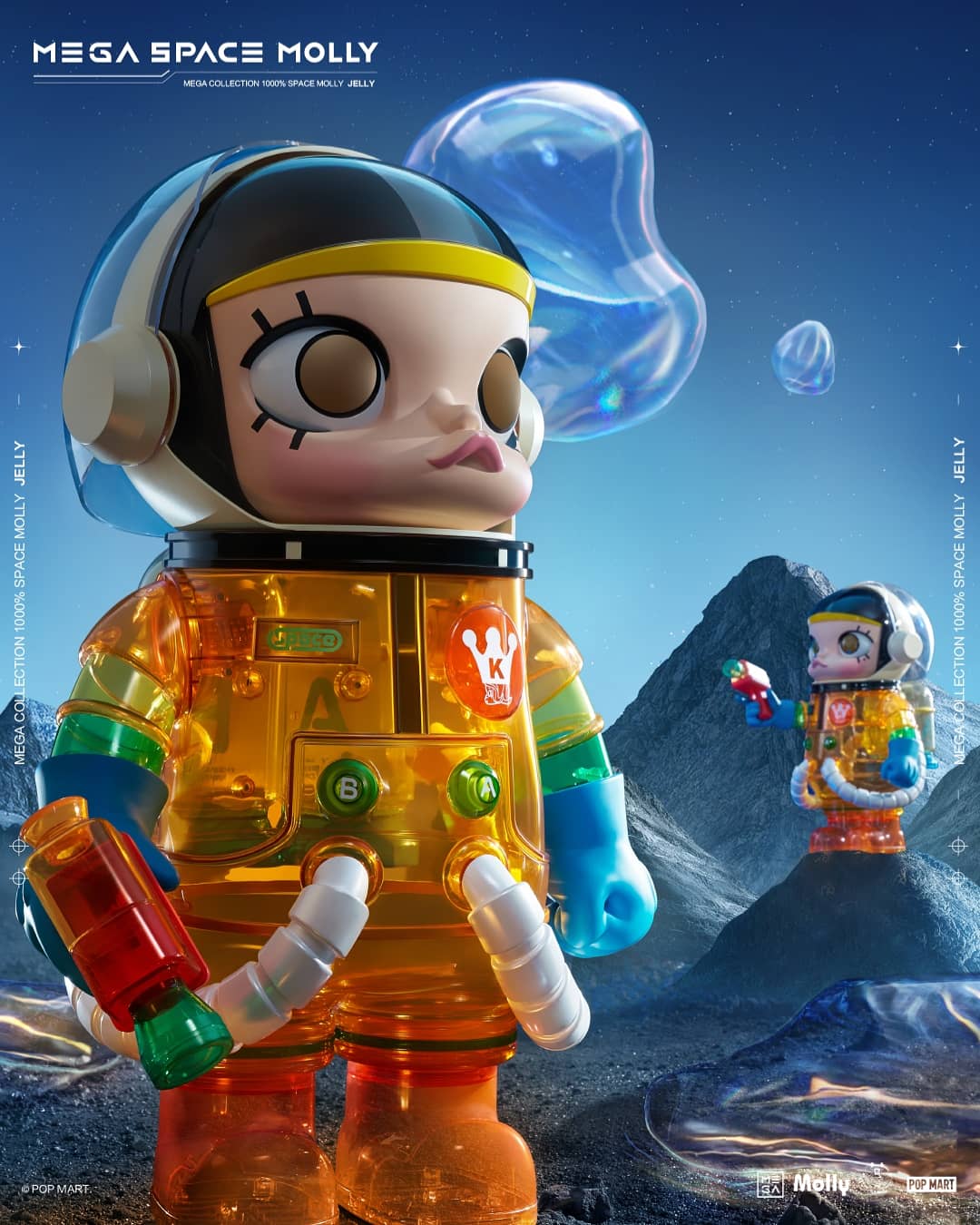 最高の POP MART MEGA SPACE MOLLY 1000％訳あり キャラクターグッズ