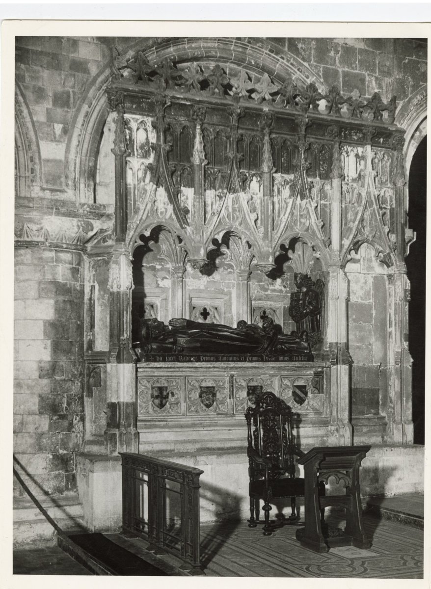 Barts Health Archives (@bhaandm) on Twitter photo Rahere, the founder of @BartsHospital, died #OTD in 1144 and was buried in St Bartholomew the Great <a href="/StBartholomews/">Great St Bartholomew</a>, where his tomb can still be seen today. Rahere, the founder of @BartsHospital, died #OTD in 1144 and was buried in St Bartholomew the Great <a href="/StBartholomews/">Great St Bartholomew</a>, where his tomb can still be seen today.