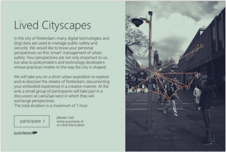 RaslErasmusplus's tweet photo. Lived Cityscapes is a game/composition that aims to visualize smart technologies implemented in public space for safety purposes. https://t.co/jFhwW5gOdq