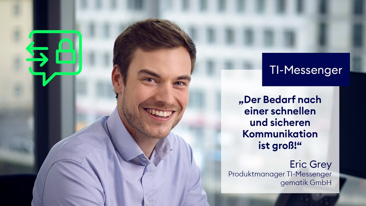 gematik1's tweet photo. Wir sind dabei: Die Herbsttagung des @BvKHIT findet am 22./23.09.2021 statt. #gematik-Produktmanager Eric Grey spricht zum #TIMessenger am Mittwoch um 14 Uhr. https://t.co/ue66EB41Tl