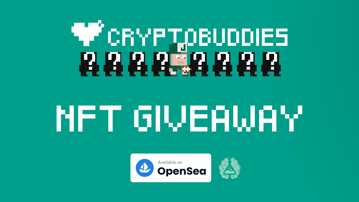 CbuddiesNFT's tweet photo. To celebrate the first week and the launch. We are giving 2 Cryptobuddies!

Entering is simple;
- Follow us
- Mention a friend
- Retweet

We will randomly select a winner! Let's get this party started!

https://t.co/Le6ijcV2f8

#OpenSeaNFT #NFTGiveaway #NFT #NFTdrop #nftcollector https://t.co/wSU6Pnjqhl