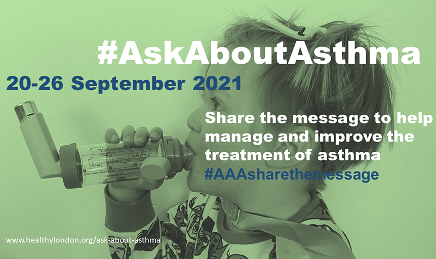 This week, we are supporting an NHS campaign #AskAboutAsthma to help improve the lives of children and young people living with asthma. 

#AskAboutAsthma
#AAAsharethemessage
