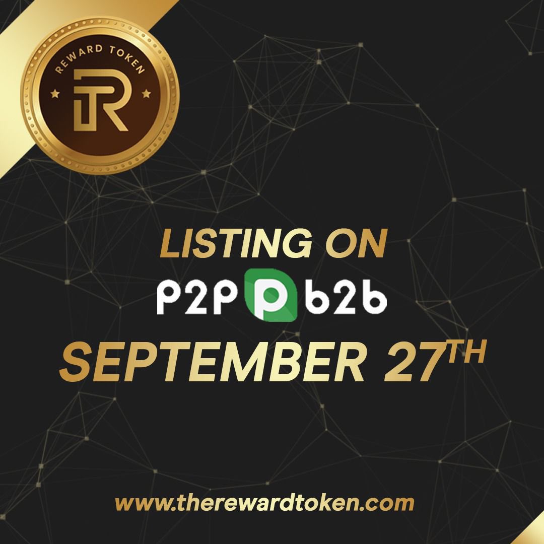 🚨 DATE IS SET! We’re thrilled to announce that $RWT will be traded on a TOP 100 exchange #P2PB2B This is step one of broadening our liquidity and popularity of $RWT through listings with established and successful exchanges.

🍰 Buy #RWT from PancakeSwap: pancakeswap.finance/swap?outputCur…