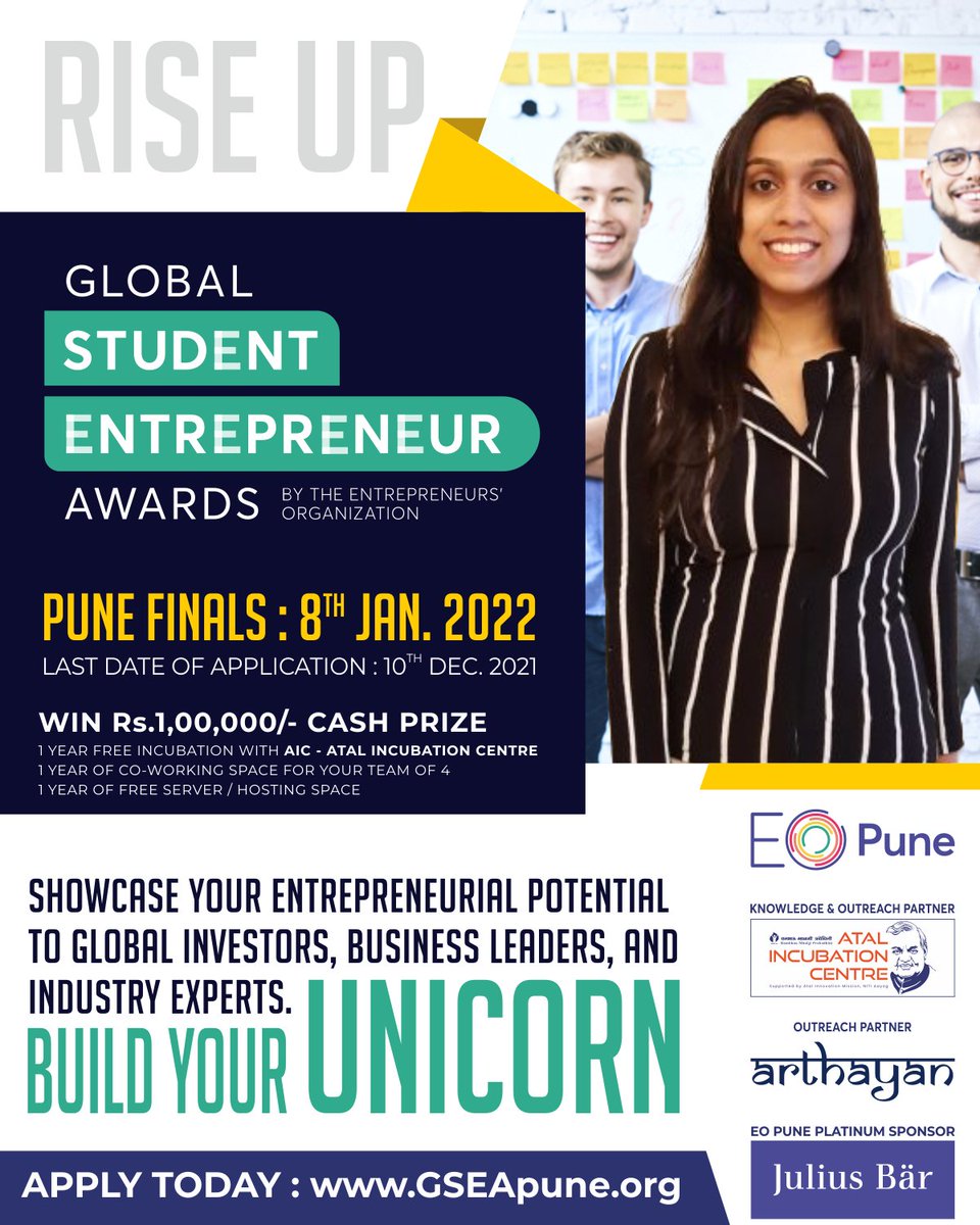 Global Student Entrepreneur Awards (GSEA) Pune tweet media