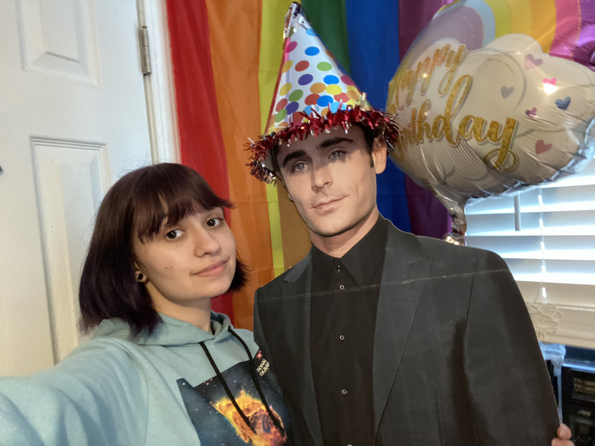 Zac Efron and I are here to wish happy birthday! I hope you have a good day bc you deserve that shit!! 