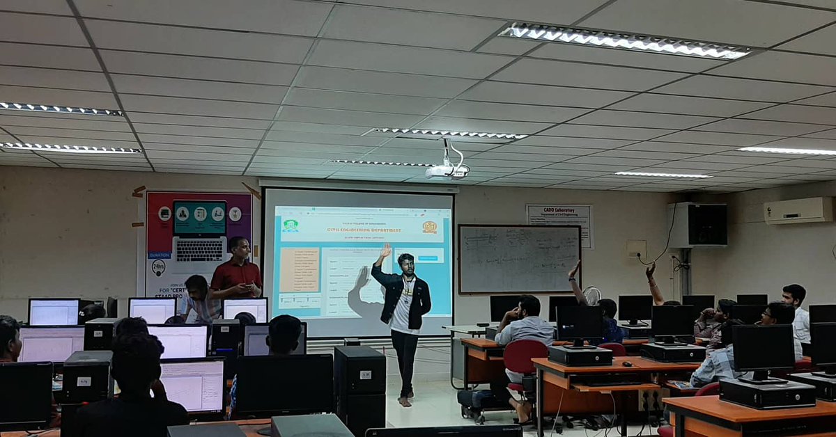 ksrmceofficial's tweet photo. Department of CE organized Certificate course on STAAD PRO (Design and analysis of RCC Structure)

#KSRM #ksrmce #certificatecourse #certification #staadpro #rccstructure #staad #kandulagroups #ybhavam #engineering #kadapa #ksrmceclubs #jntua #Aicte #aishe https://t.co/B2JQbUlSnZ