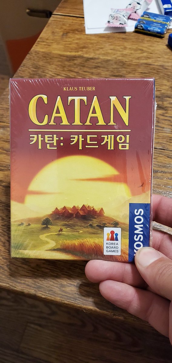 My brother-in-law brought this back from Korea for me. Pretty cool!
<a href="/KosmosOfficial/">Kosmos</a> 
#catan