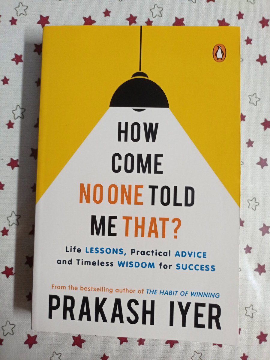 Reading is the most powerful habit... don't stop... Lessons in life can be acquired through various moves... Delighted to read another pen through by Mr. Prakash Iyer...
<a href="/prakashiyer/">Prakash Iyer</a> <a href="/NevilleGaunt/">Neville Gaunt 💡💡💡</a> <a href="/hrplusglobal/">HRPlus Global Consulting Group</a> <a href="/AC_aishnika/">Aishnika Chowdhury</a> <a href="/tc_tumpa/">Tumpa Chowdhury</a>