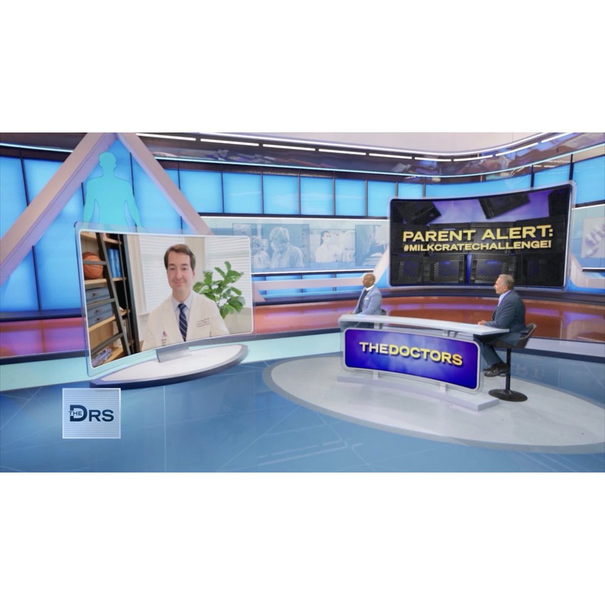 <a href="/shawnanthonymd/">Shawn G Anthony MD</a> on CBS <a href="/thedoctorstv/">thedoctorstv</a> today discussing #shoulder and #knee #injury from the #milkcratechallenges. Be careful with social media challenges! #mountsinaihospital #mountsinaiwest #staysafe #sportsmedicine <a href="/mountsinainyc/">Mount Sinai Health System</a> <a href="/MountSinaiOrtho/">Mount Sinai Orthopedics</a>
