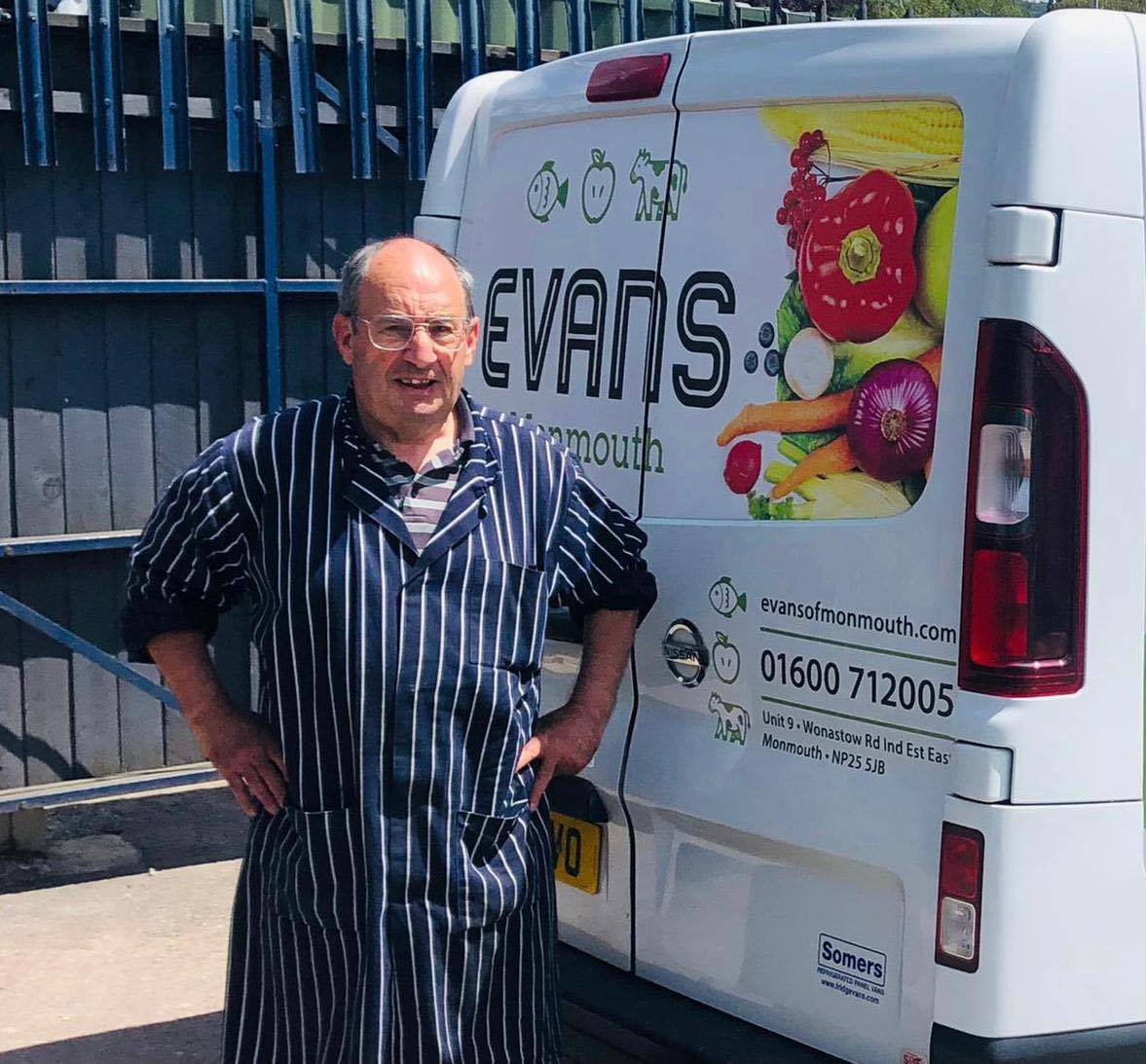 EvansofMonmouth's tweet photo. The wonderful John Evans himself, posing for the camera!😁😁

He deserves a #shoutout

John is our hero here at Evans of Monmouth Ltd. and we’ve brought him out of retirement to help us keep up with this crazyyyy new level of demand!😍😍

John Evans is a a living legend 😍🙌 https://t.co/IP5CvRsIy7