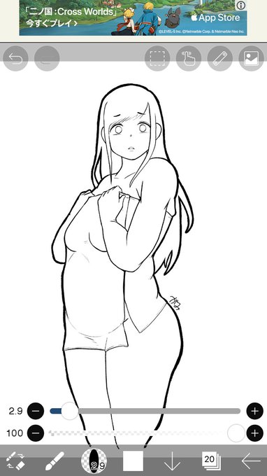 過去絵だけど、イラストってだいたいこう描いてこうしてこうや!って雑な私の色塗り手順 