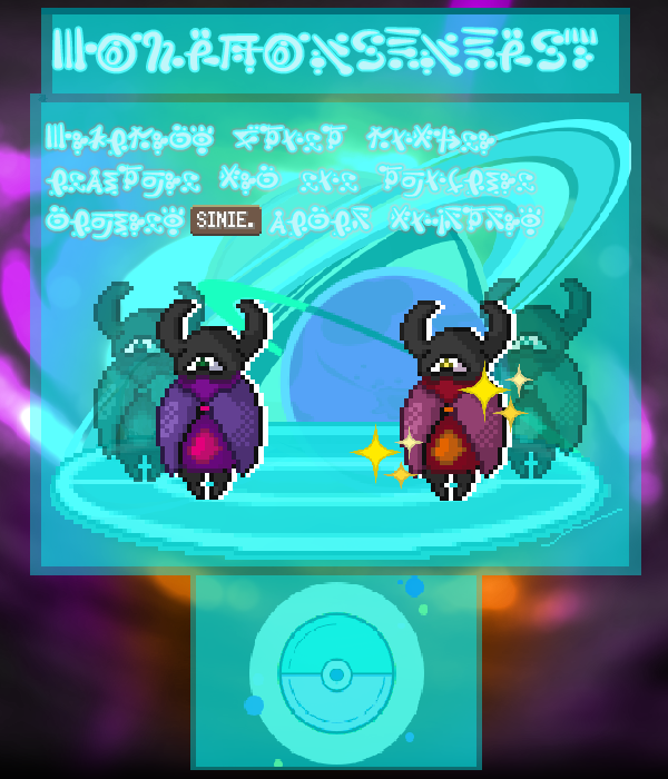 PPlanetae's tweet image. Ya era hora de ir presentando los INICIALES de Pokémon Tempora.🌟

Pasamos del trío elemental típico a uno que funciona igual de bien y mejor con la temática del juego:
🔮Psíquico &amp;gt;💪Lucha &amp;gt;🌑Siniestro.

📔Para saber sobre ellos, lee las descripciones de sus fotos y los hilos.⬇️