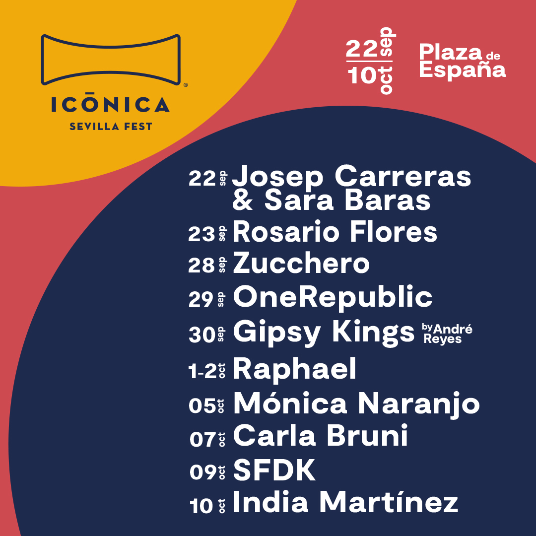 A solo unas horas de que la Plaza de España se llene de música con <a href="/iconicafest/">Icónica Santalucía Sevilla Fest</a>

Un escenario único, a pocos metros de #MeliaSevilla

Toda la info.: ow.ly/g8VP50FW1tw

#Sevilla #IconicaFest #IconicaFestSevilla