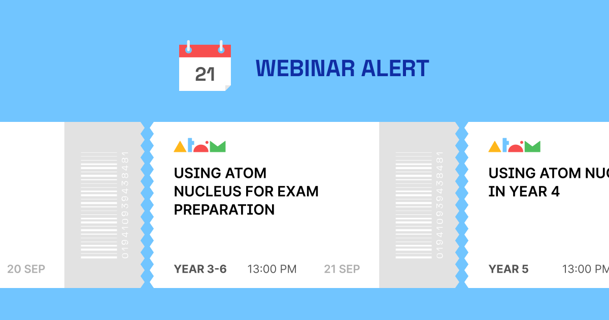 AtomLearning's tweet photo. Calling all Year Five parents 📣 

Today's expert-led parent webinar is all about using Atom Nucleus  for senior school entrance exam preparation!

#AtomLearning #AtomNucleus #ExamPreparation #OnlineLearning #ISEB #ElevenPlus #SeniorSchool #Revision #TestPrep #Study #Revision https://t.co/5ImO2lcGSP