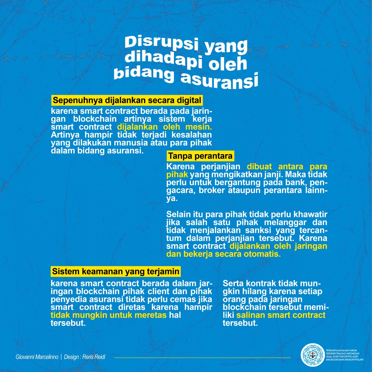 Indo_CryptoLaw's tweet photo. Temukan kita!

Instagram: @indocryptolaw
Twitter: @indocryptolaw @indo_cryptolaw
Linkedin: Indonesian Legal Study for Crypto Asset and Blockchain
Telegram: @indocryptolaw

#DecentralizedNow #technology #IndoCryptoLaw #Blockchain #Cryptocurrency #Indonesia #smartcontracts https://t.co/wQdSzf9M8j