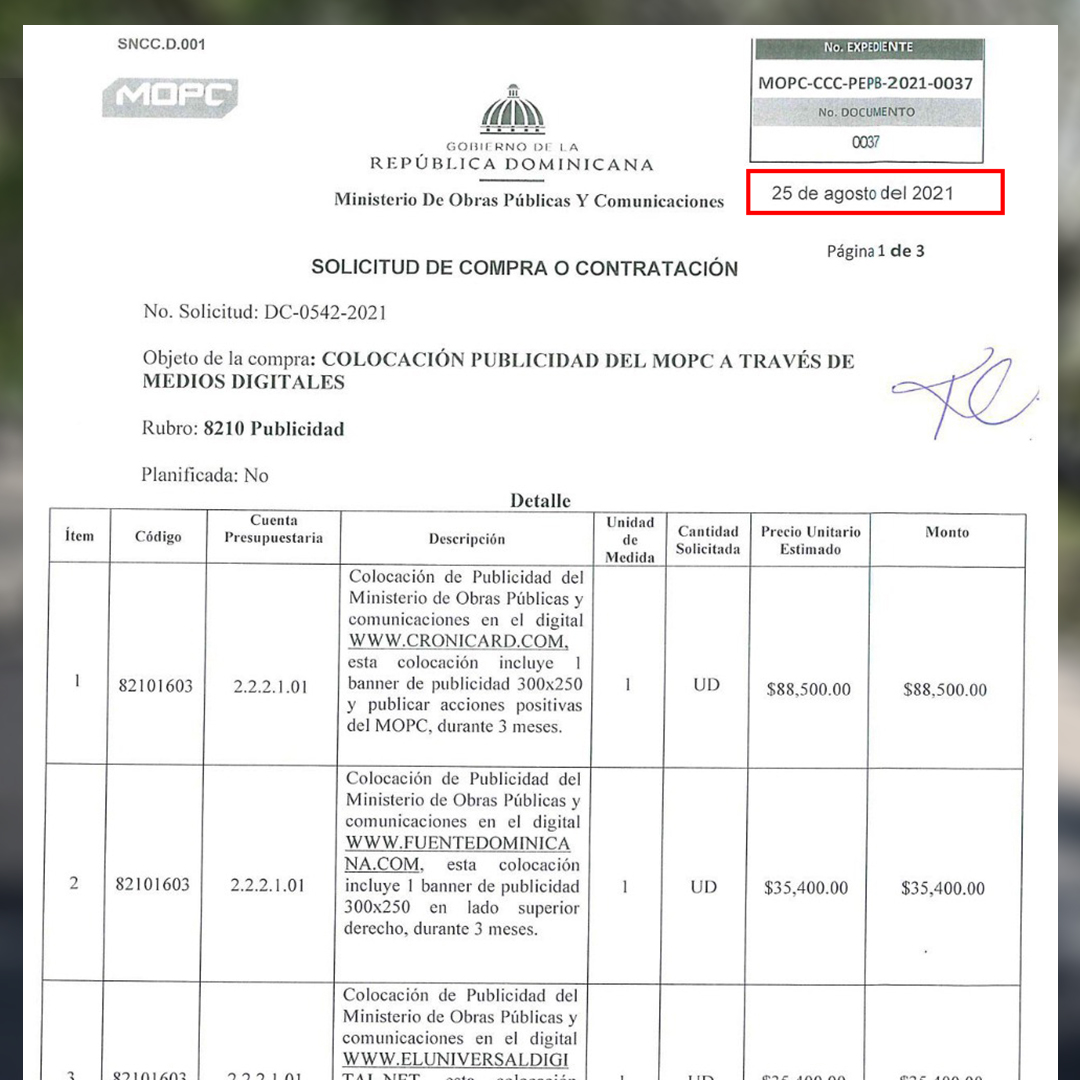 KeDificil's tweet photo. 5 días de la denuncia y el @RDMOPC está apostando al "Deja eso así, que seguro Tokischa apaga ese sonido eventualmente". No han dicho nada después del disparate de "aclaración". ​

Solicitud de compra: 25 de agosto.

Dominio 1: 26 de agosto.

Dominio 2: 27 de agosto. https://t.co/wSTJbvlJEN