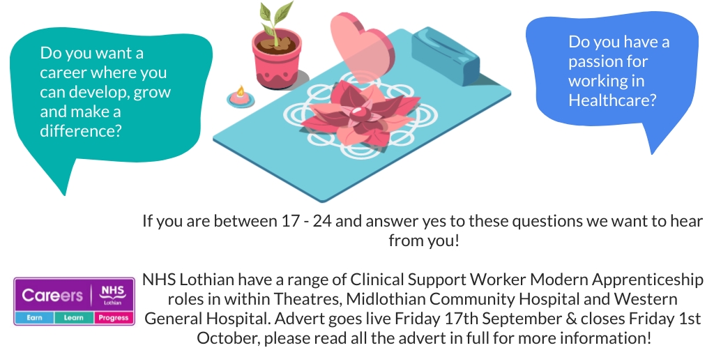 NHS Lothian on Twitter "Do you have a passion for working in