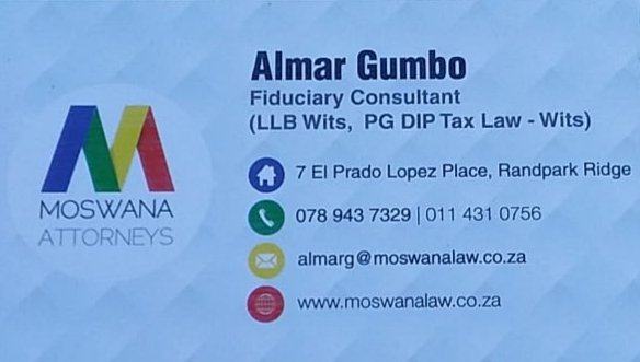 sazinie's tweet photo. Im offering free Wills drafting services until 31 December 2021. I also assist with administration of deceased estates & trusts, pension queries & other legal matters
#familyfeudsa #RoyalAM #djzinhleBET #Nkandla #Streetwise #AskAMan #Mamkhize #andisa #TheRiver #ThomasAndSkhumba https://t.co/RS6qcoIVVl