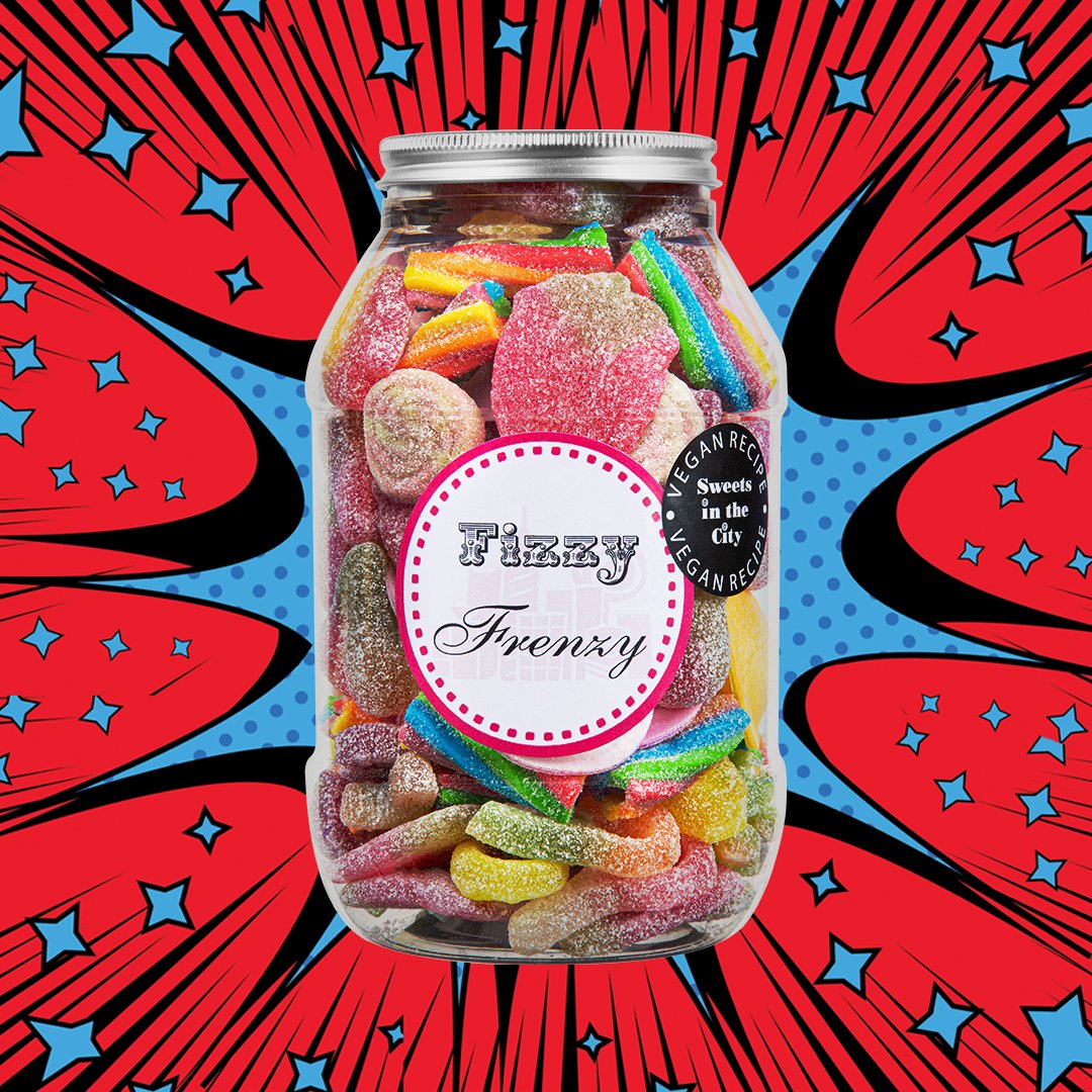 POP! BANG! FIZZ! 

The Fizzy Frenzy is on the scene! Fighting against animal cruelty with its vegan fizzy goodness! 🦸👏i

Shop the range: sweetsinthecity.co.uk/sweets/fizzy-f…  

Which is your favourite?