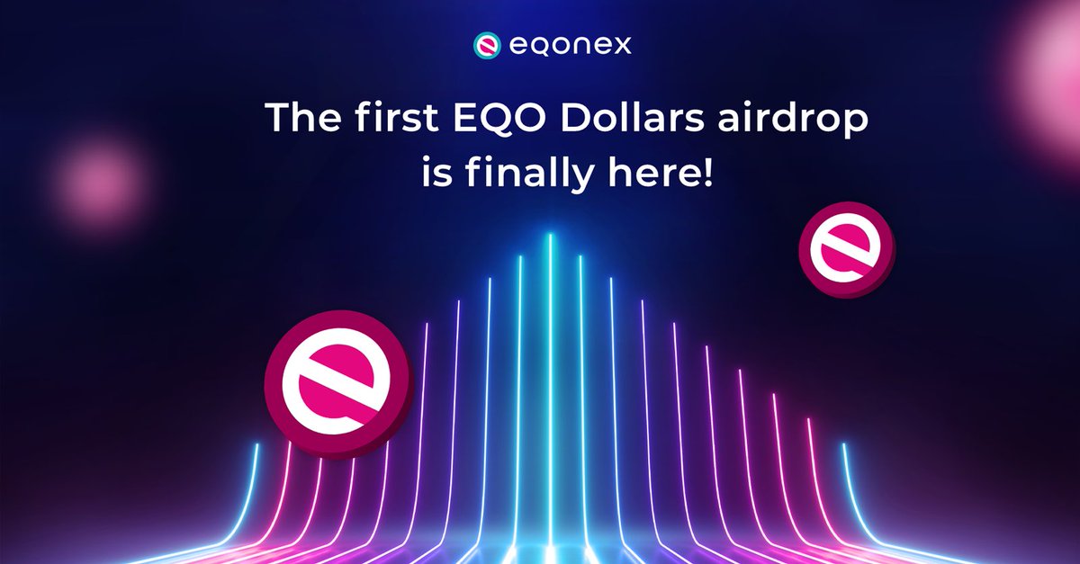The first EQO Dollars airdrop is finally here! Congratulations to those who received it, just by holding #EQO.

Receiving EQO-D is just the beginning. Use EQO-D as collateral to trade perpetuals and to refer other traders.