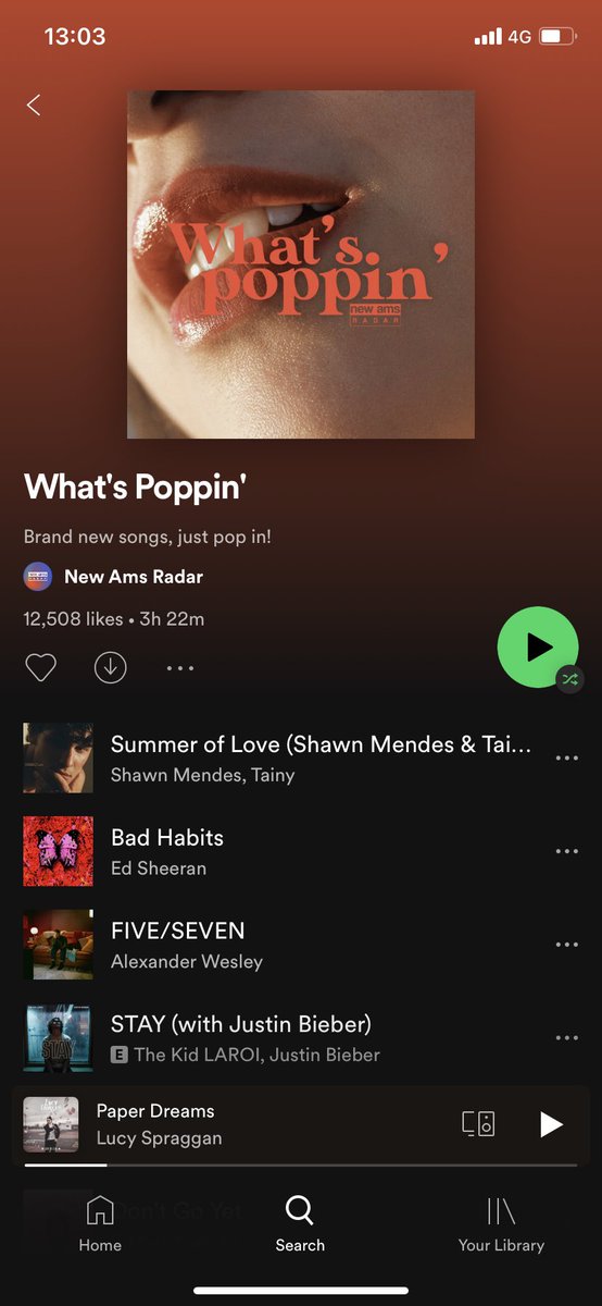 New AMS Radar show us some <a href="/Spotify/">Spotify</a> love by adding ‘Liars’ to their playlist! 🔥 massive love ❤️