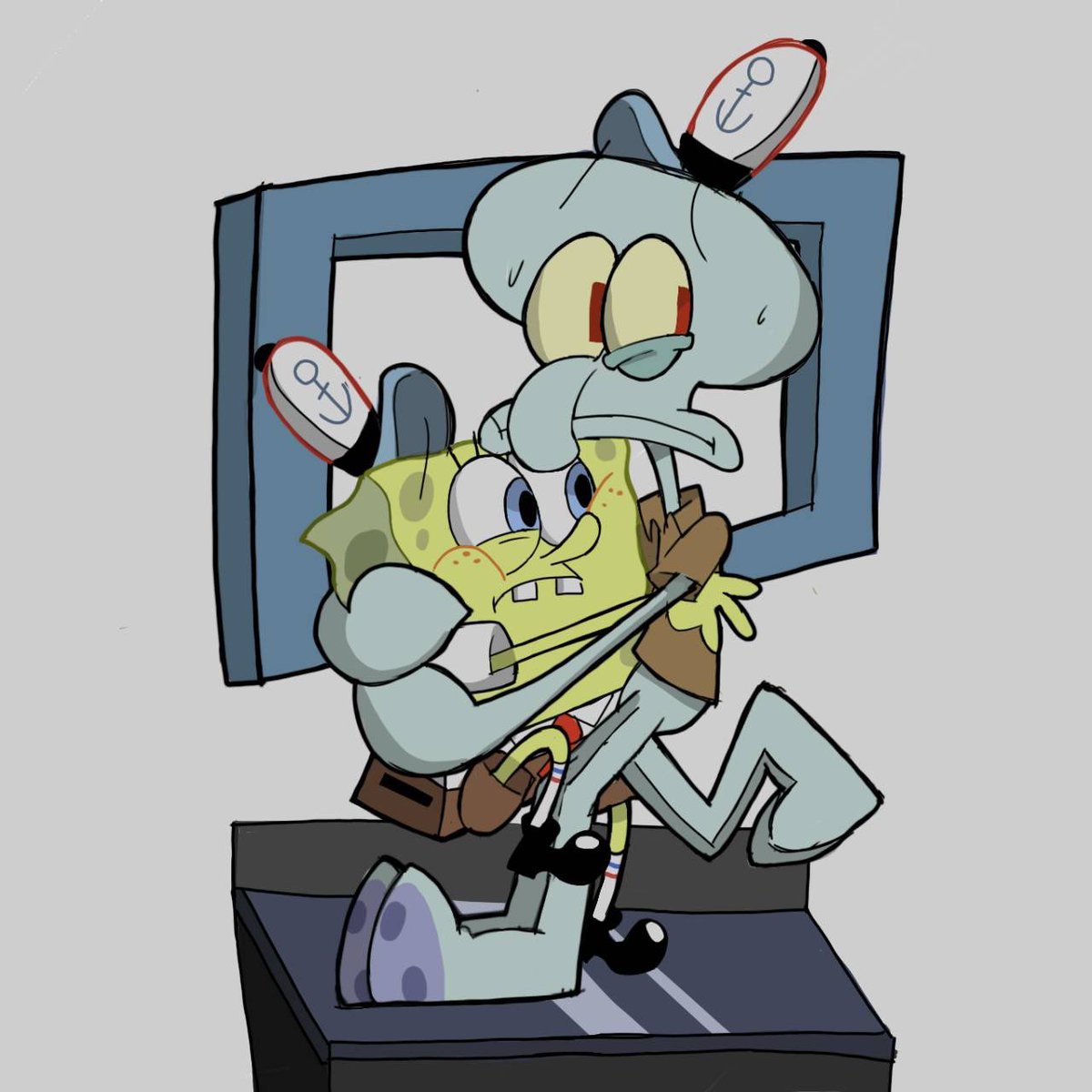 sbhasanso's tweet image. ウニ回で抱き合ってんの、、、