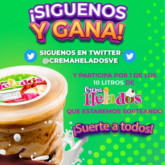 cremaheladosve's tweet photo. Participa por 1 de los 10 helados litro de Crema helados. ¡Un mundo de sabores! https://t.co/ZLaNwOBsCz