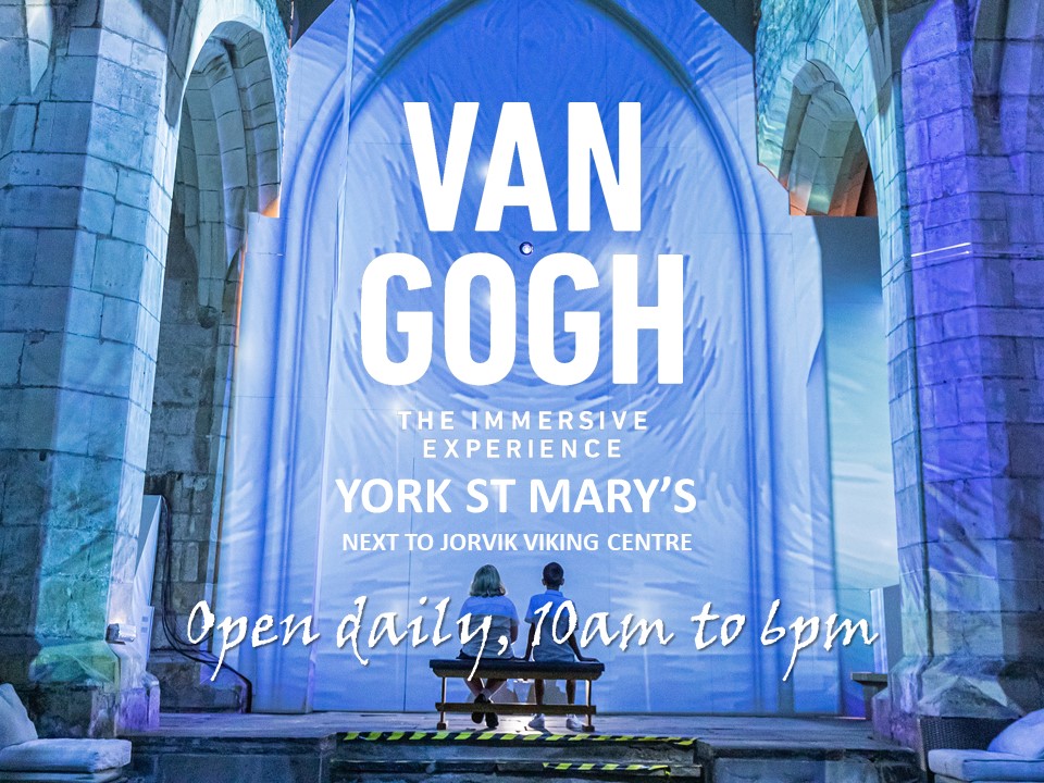ImmersiveYork's tweet photo. A week today our #SENfriendly session runs from 10am - fewer people and lower volume. Book to secure your place! #vangoghimmersiveexperience https://t.co/QE5UJ8GIHa