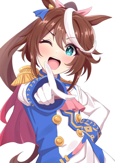 #イラストを4枚貼ると秋風に乗って絵柄を好いてくれる人の元へ届くらしい
#ウマ娘 