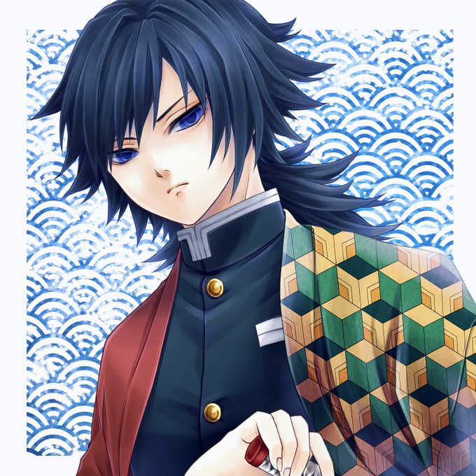 RoadさんがTwitterに投稿した冨岡義勇(鬼滅の刃)のイラスト。