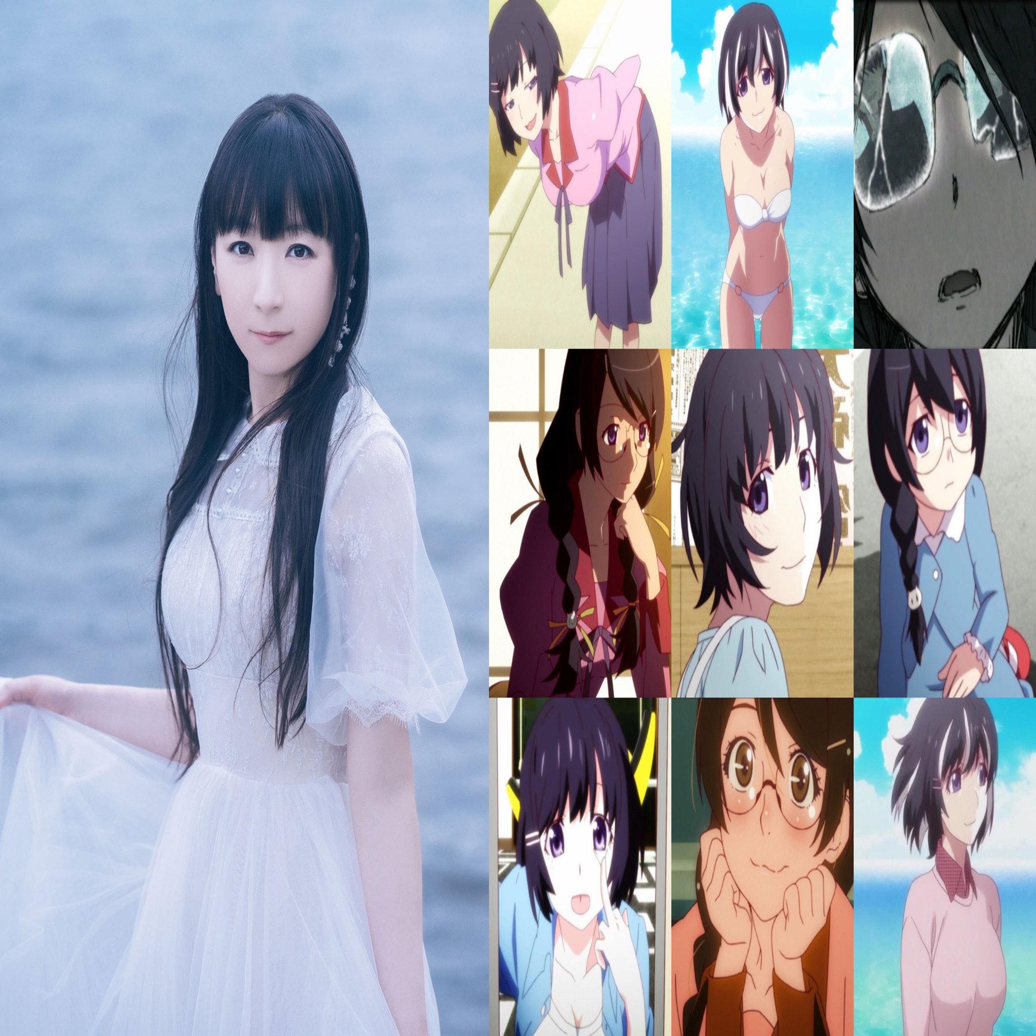 Happy 45th Birthday to Yui Horie !!! The voice actress of Hanekawa Tsubasa 