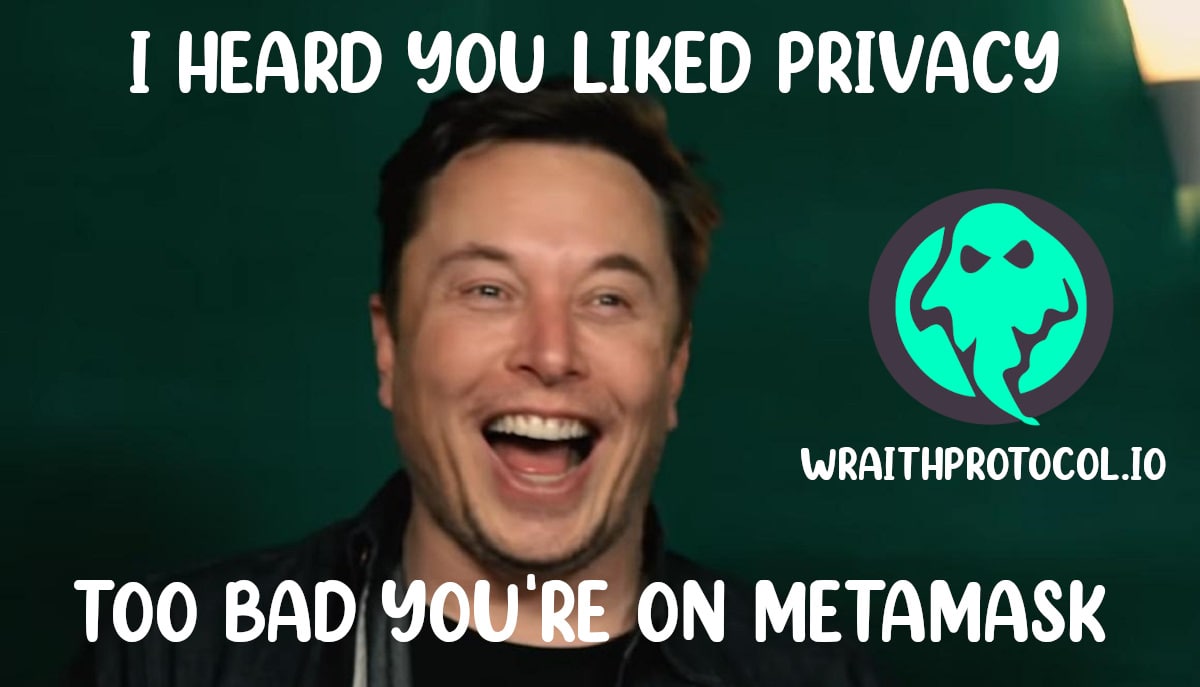 JouMoore's tweet image. #WraithProtocol
#Wraith
#wraithWallet 
@WraithProtocol
Your money
Your identity
Your choice.
Anonimity IS freedom