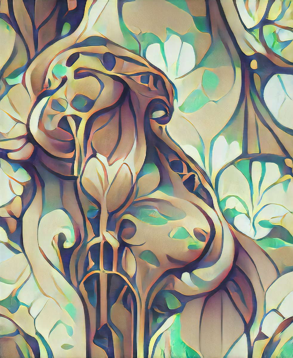 dchabanenko's tweet image. Few fresh art nouveau patterns by AI

opensea.io/collection/ele…

#OpenSeaNFT #NFT #nftart #nftcollector #NFTartist #OpenSeanftart #Crypto #Cryptocurency #NFTCommunity #ArtistOnTwitter #NFTs #NFTshill #NFTdrop #pattern #AIart #generativeart #VQGAN